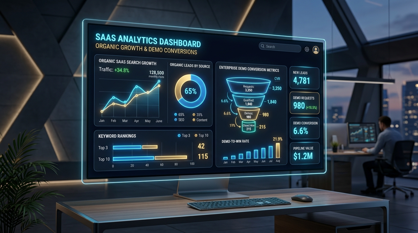 B2B SaaS SEO in 2024: The High-Intent Keyword Matrix That Drives Enterprise Demos