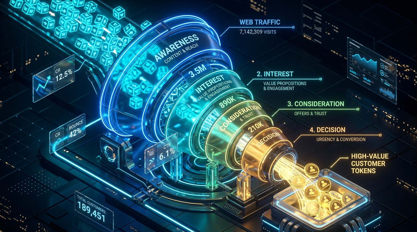 High-Converting Sales Funnels: How to Turn Cold Traffic into Paying Business Clients